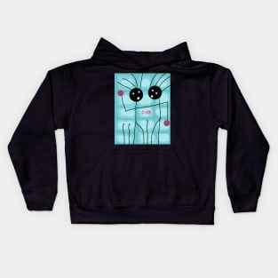 Kids Chanting in the Ether Stick Figure Kids Hoodie